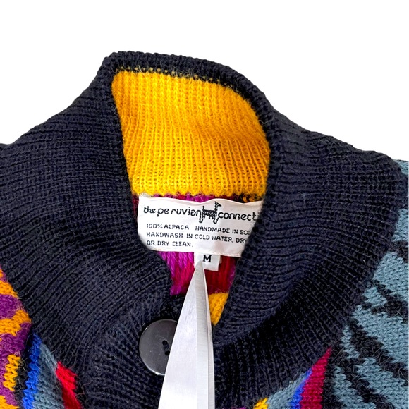 The Peruvian Connection Mens Sweater Size Medium Multi Color - Picture 3 of 3